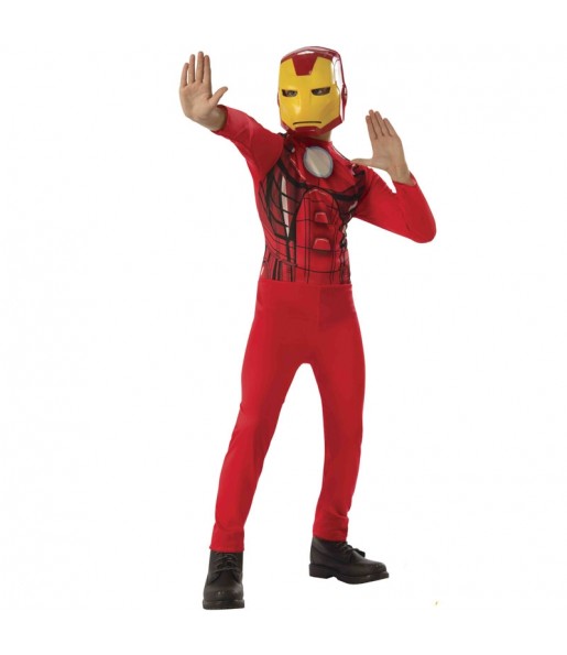 Disfarce de Super-herói Iron Man clássico para menino