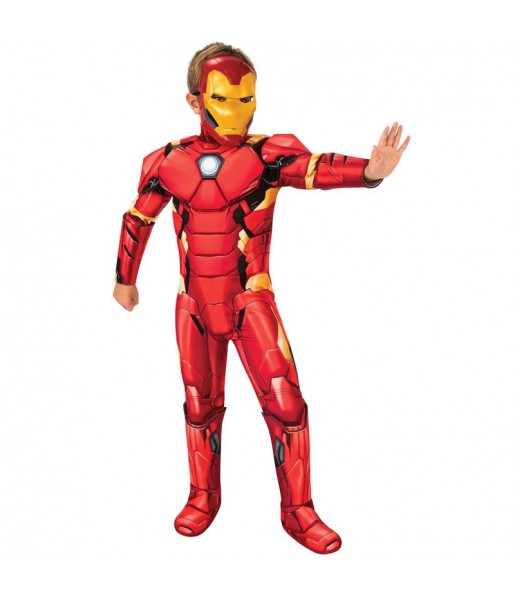 Disfarce de Super-herói Iron Man de luxo para menino
