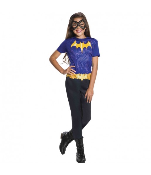 Disfarce de Super-heroína Batgirl clássico para menina