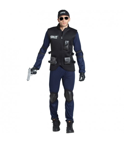 Disfarce Polícia SWAT adulto divertidíssimo para qualquer ocasião