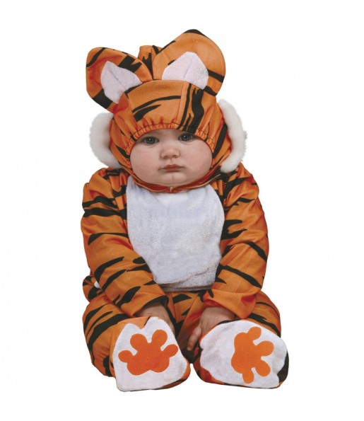 Fato de Tigre fofinho para bebé