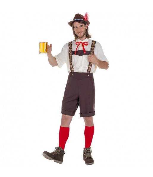 Disfarce Tirolês Oktoberfest adulto divertidíssimo para qualquer ocasião