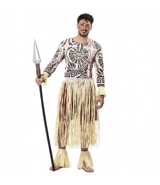Disfarce de Tribo zulu para homem