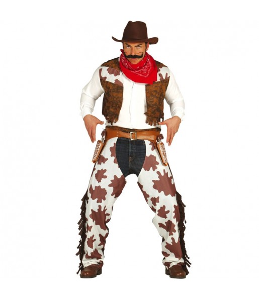 Disfarce de Cowboy Western para homem