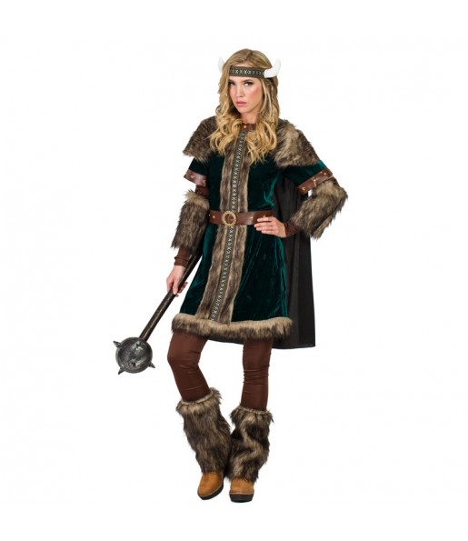 Disfarce original Viking Nórdica mulher ao melhor preço