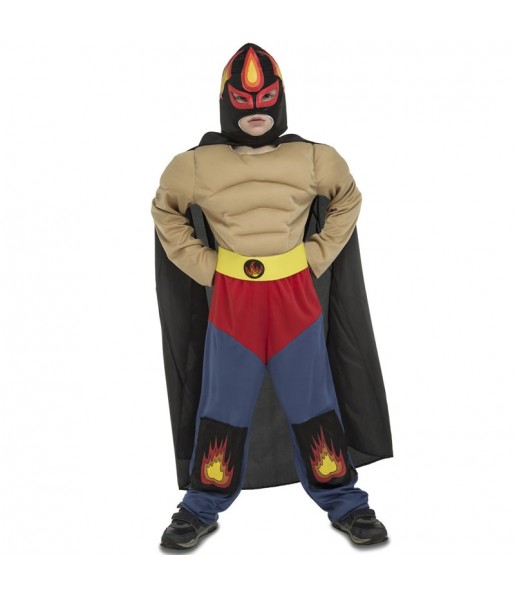Disfarce Lutador Mexicano Rey Mysterio menino para deixar voar a sua imaginação