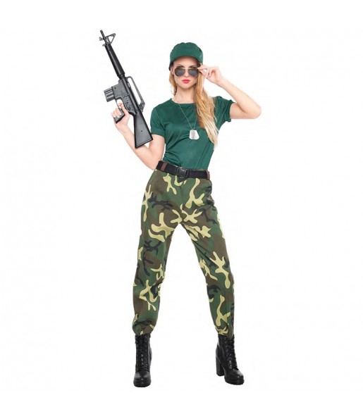 Disfarce original Militar Camuflagem mulher ao melhor preço