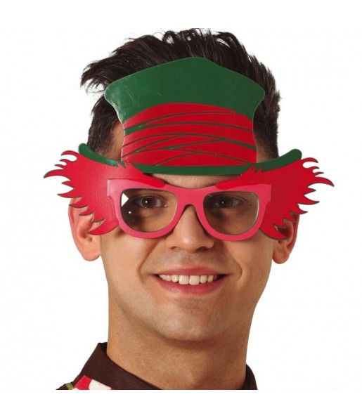 Os óculos mais engraçados personagem Chapeleiro Maluco para festas de fantasia