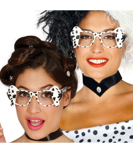 Os óculos mais engraçados dálmata para festas de fantasia