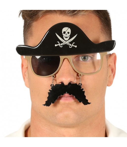 Os óculos mais engraçados Pirata para festas de fantasia