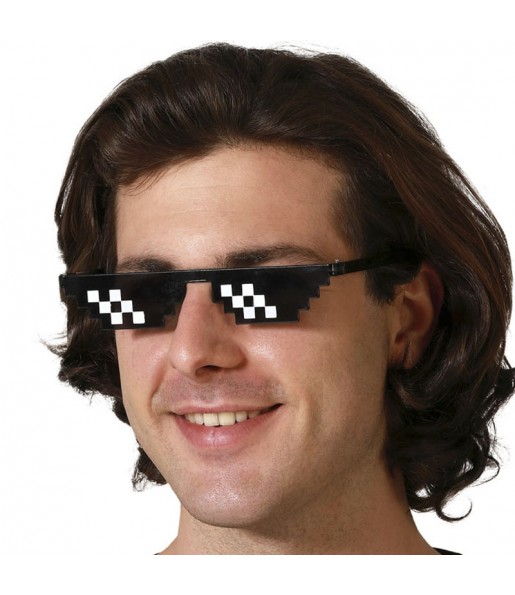Óculos de sol Thug Life pixelizados