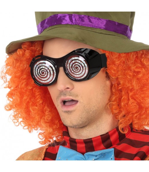 Os óculos mais engraçados Chapeleiro Maluco para festas de fantasia