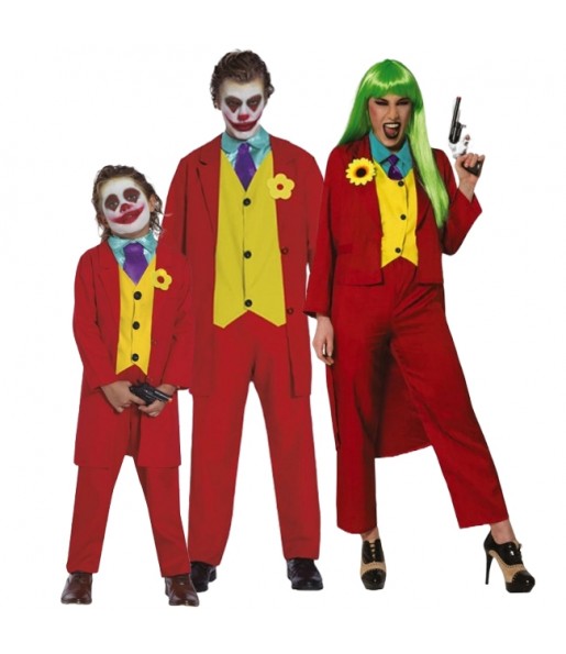 Disfarces de Joker Joaquin Phoenix para grupos e famílias