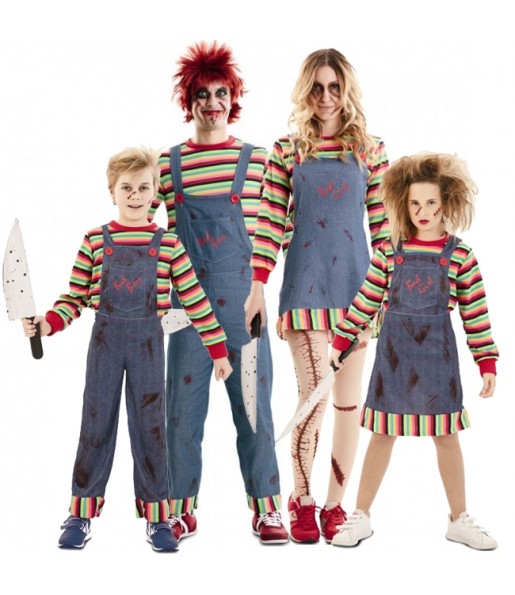 Disfarces de Bonecas Chucky diabólicas para grupos e famílias