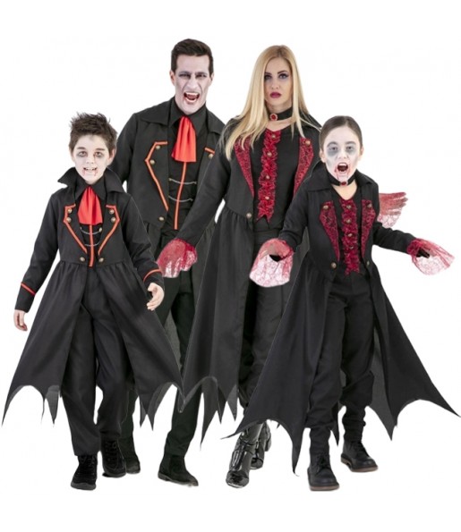 Disfarces de Vampiros Vlad para grupos e famílias