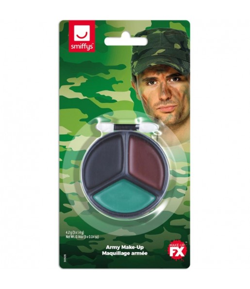 Kit de maquilhagem militar para completar o seu disfarce