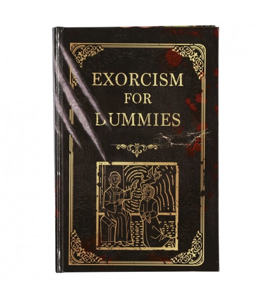 Livro Exorcismo para completar o seu disfarce assutador