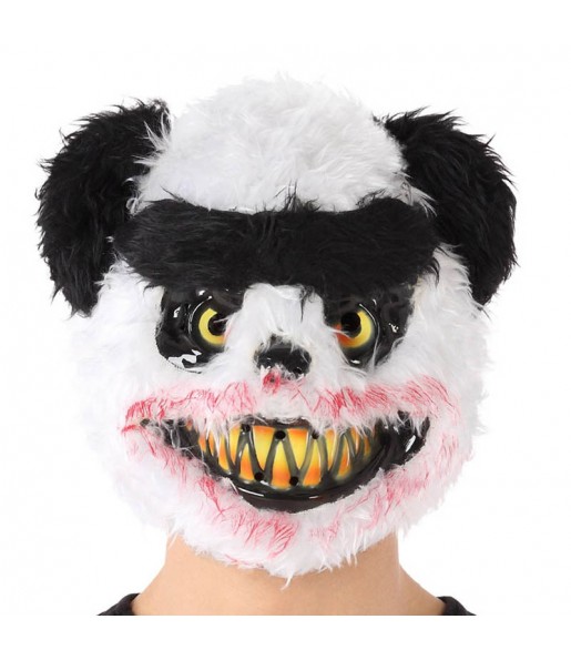 Máscara de urso ensanguentada para completar o seu disfarce assutador