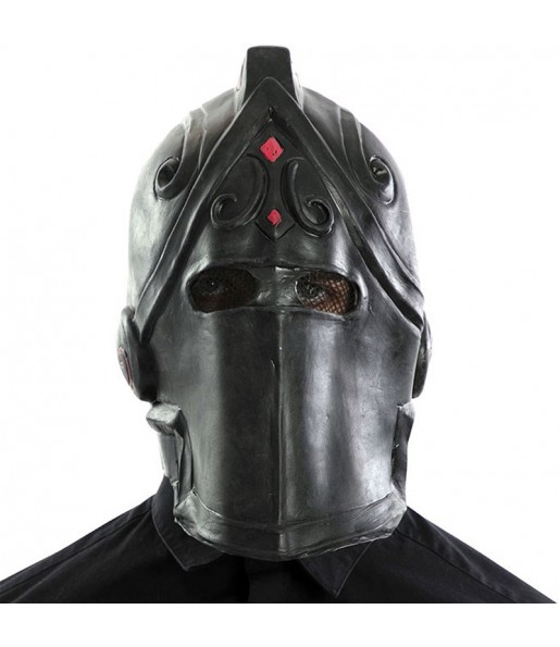 Máscara Black Knight de Fortnite para completar o seu fato Halloween e Carnaval
