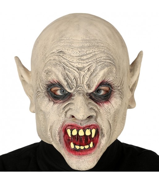 Máscara Conde Drácula de látex para completar o seu fato Halloween e Carnaval