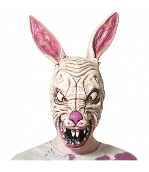 Máscara de coelho zombie