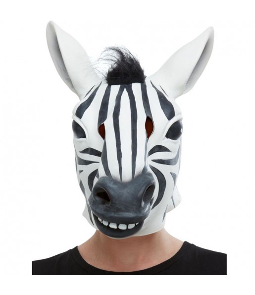 Máscara de Zebra em Látex