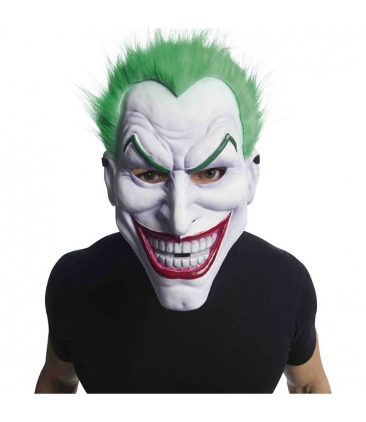 Máscara Joker em PVC com cabelo