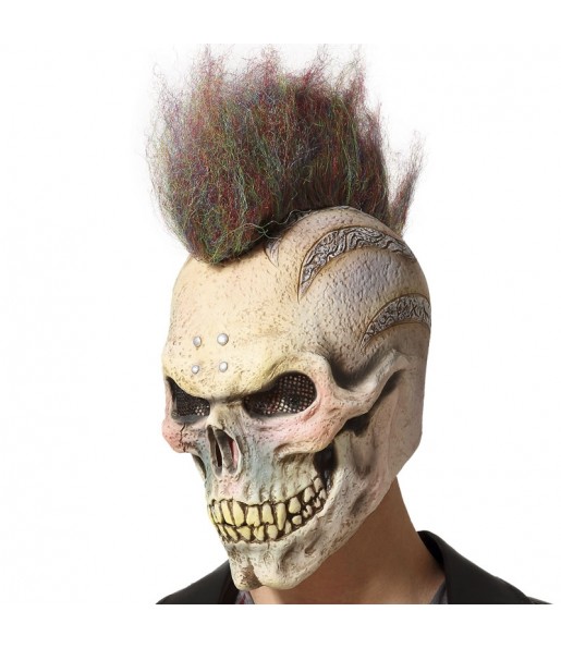 Máscara de esqueleto punk