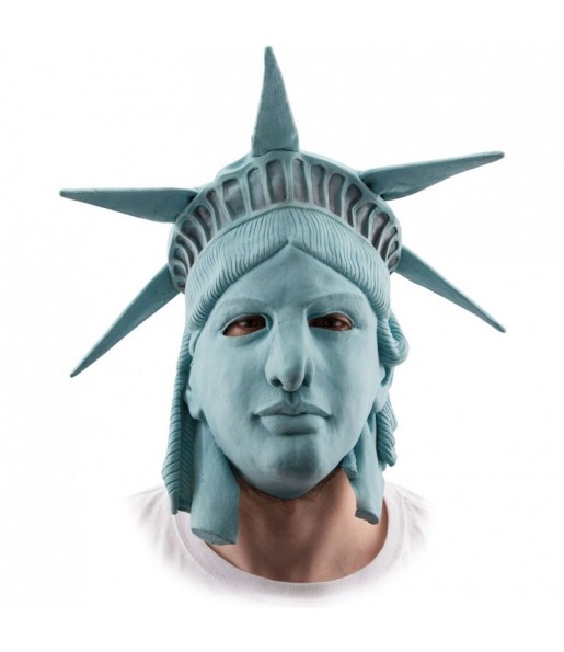 Máscara Estátua da Liberdade The Purge para completar o seu fato Halloween e Carnaval
