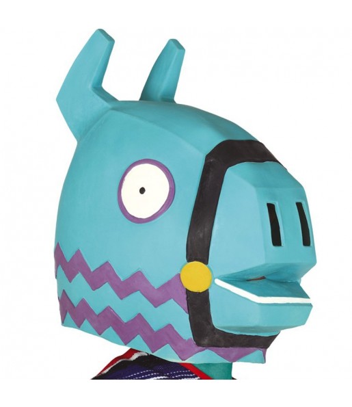 Máscara Lama Fortnite para completar o seu fato Halloween e Carnaval