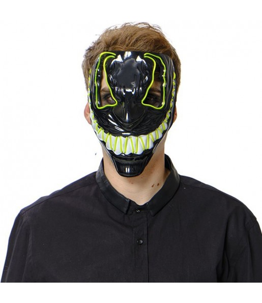 Máscara Mr. Evil com luz A Purga para completar o seu disfarce assutador