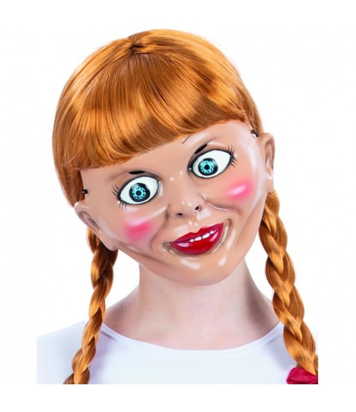 Máscara Annabelle Doll para completar o seu disfarce assutador
