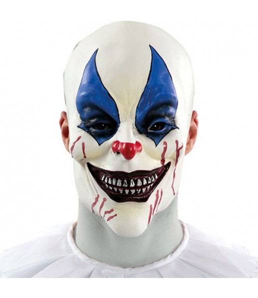 Máscara palhaço de terror para completar o seu fato Halloween e Carnaval