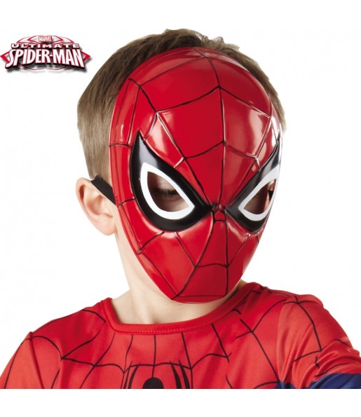 Máscara Spiderman crianças para completar o seu fato Halloween e Carnaval