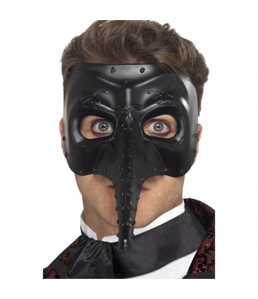 Máscara gótica veneziana para completar o seu disfarce