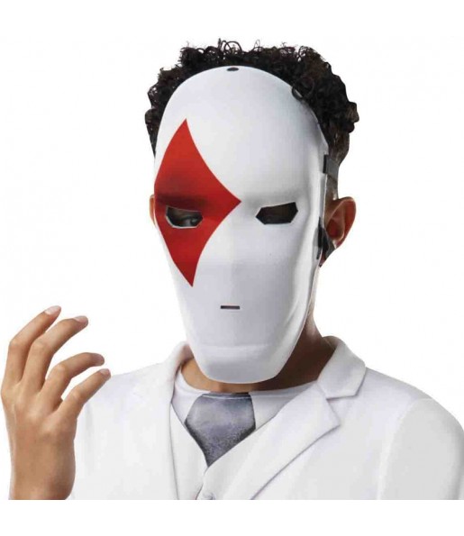 Máscara Wild Card Red de Fortnite para completar o seu fato Halloween e Carnaval