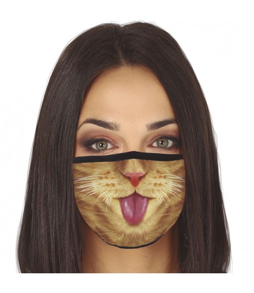 Máscara Gato de proteção para adulto