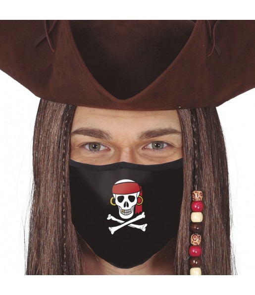 Máscara Pirata de proteção para adulto