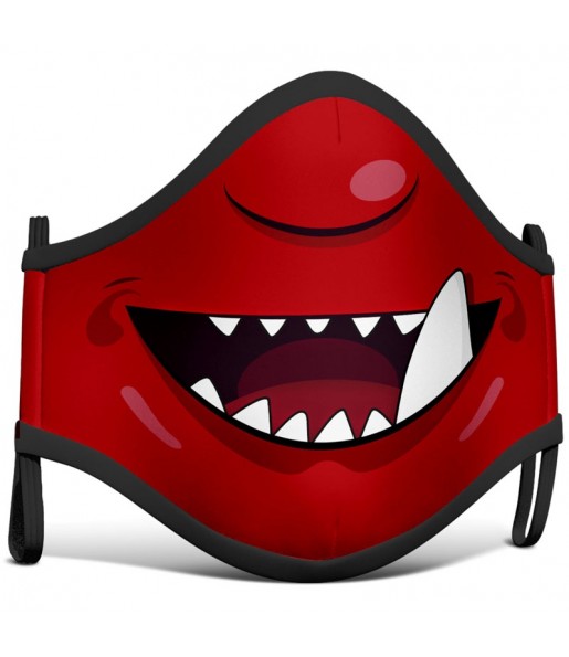 Máscara Demónio Cartoon de proteção para crianças