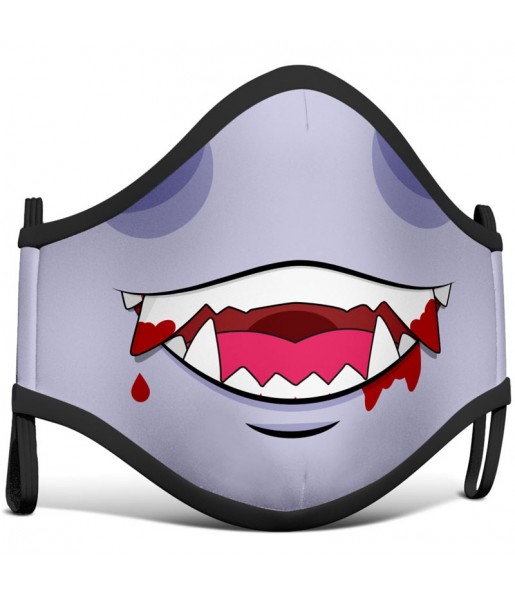Máscara Vampiro Cartoon de proteção para crianças