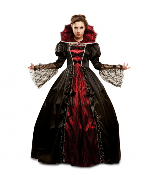 Fato de Vampiresa poderosa mulher para a noite de Halloween