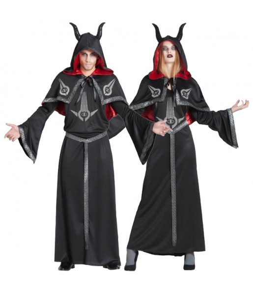 O casal Demónios da Escuridão original e engraçado para se disfraçar com o seu parceiro
