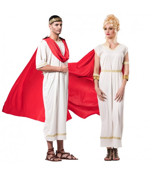 O casal Deuses gregos do Olimpo original e engraçado para se disfraçar com o seu parceiro