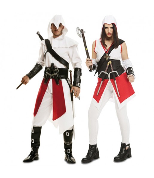 O casal Assasin's Creed Ezio original e engraçado para se disfraçar com o seu parceiro