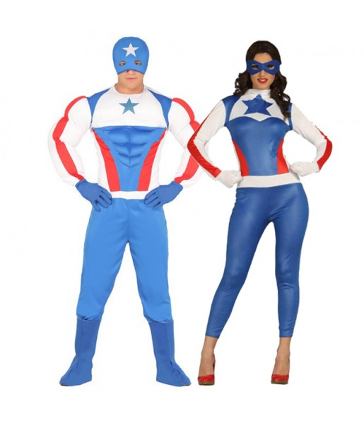 O casal Capitão América original e engraçado para se disfraçar com o seu parceiro