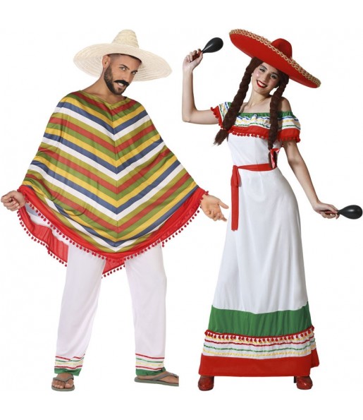 Fatos de casal mexicanos