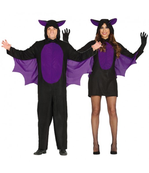 O casal Morcegos original e engraçado para se disfraçar com o seu parceiro