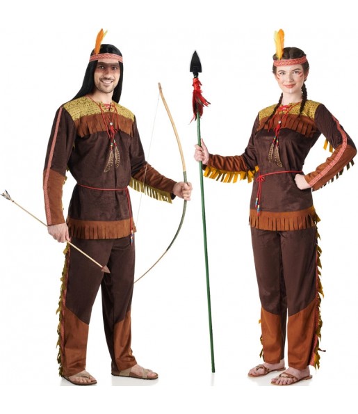 Fatos de casal Índios Arapahoe