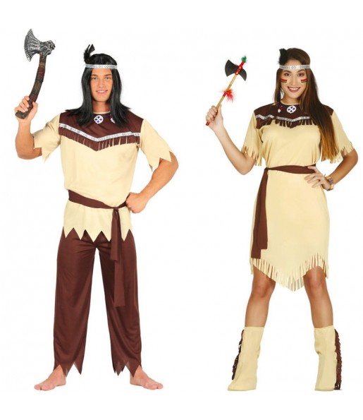Fatos de casal Índios Cheyenne