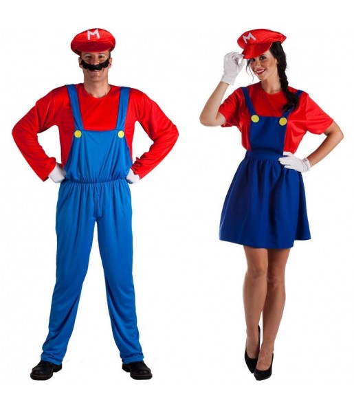 Fatos de casal Super Mario Bros